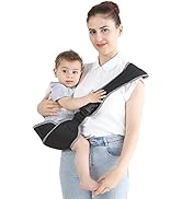Portable Toddler Carrier, Adjustable Child Sling, Ergonomic One Shoulder Labor-Saving Polyester H...