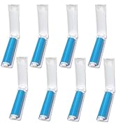 Mini Reusable Lint Roller for Travel, 8 Pack Washable Foldable Lint Remover with Sticky Gel, Port...