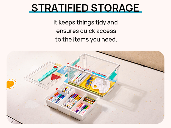 art supply storage organizer