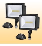 DEWENWILS 2-Pack 34W LED Outdoor Flood Light, IP65 Waterproof 3200LM 5000K | 400W Halogen Equival...