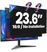 Verponity 2 Pack Magnetic 23.6 Inch Computer Privacy Screen for Monitor 16:9 Aspect Ratio, Anti-G...