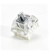 YMKPVR Kailh 35pcs Speed Silver Linear Mechanical Keyboard Switches, 3-Pin 40gf Pre-Lubed, Ultra-...