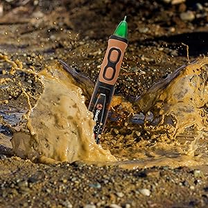 The 40150N Advanced Dual Range NCV is a waterproof NCV designed and built for the elite electrician