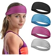 Sukeen Cooling Headbands for Women, Instant Cooling Moisture Wicking Non-Slip Sweatbands for Wome...
