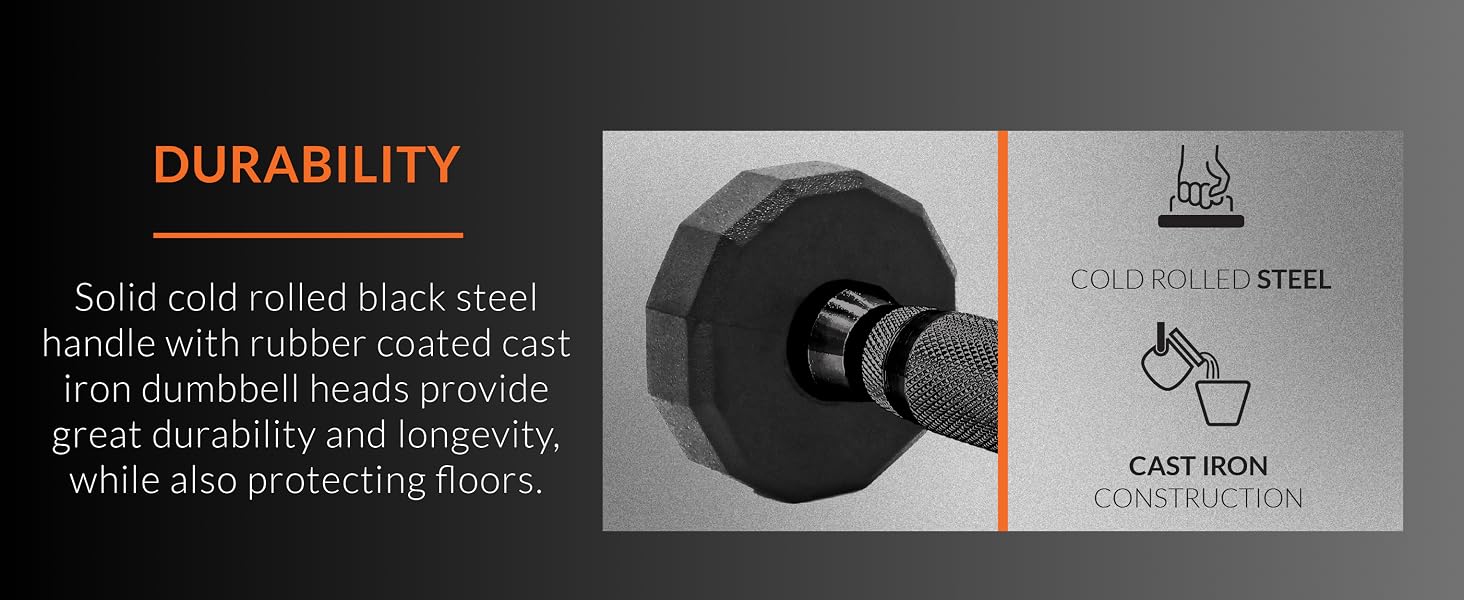 CAP dumbbells durability
