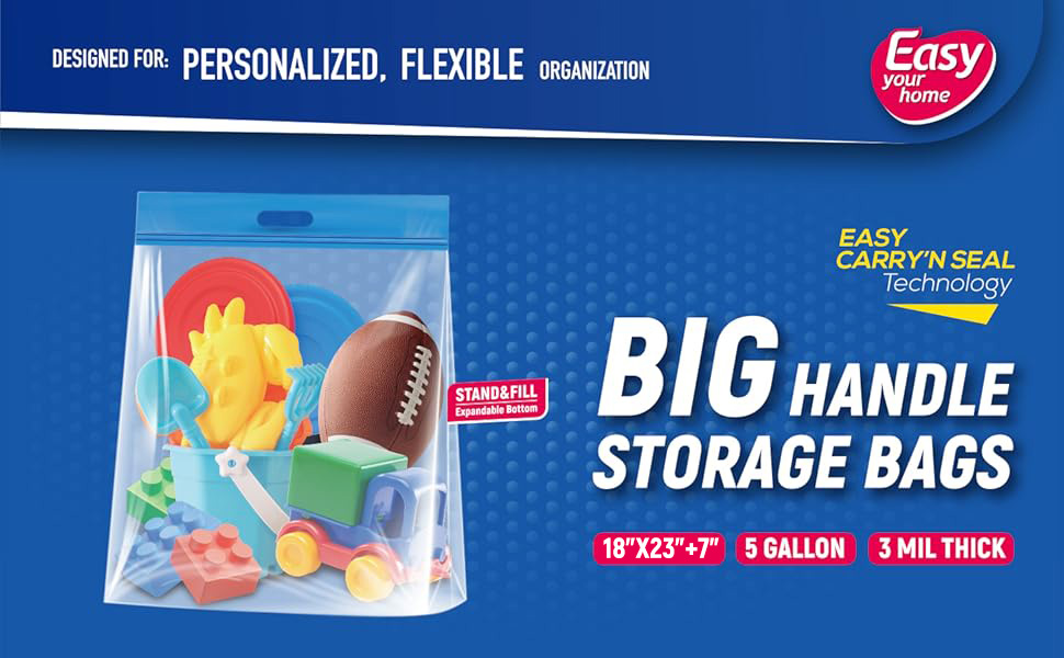 5 GALLON HANDLE BAGS