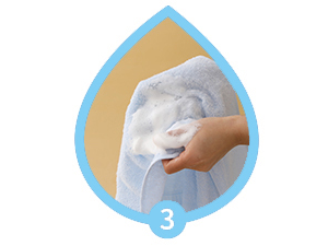 towel dry