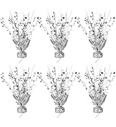 6 Pack Metallic Foil Spray Centerpiece Star Table Decoration Burst Table Centerpieces for Birthda...