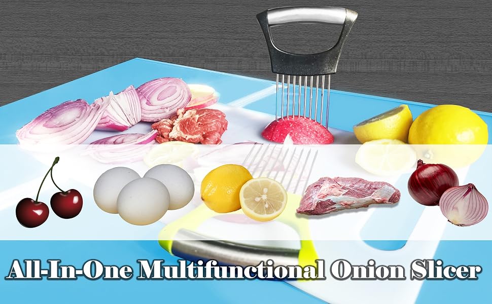 onion,tomato,meat,egg,chopper,lemon