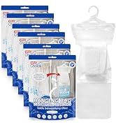 W&E Choice Moisture Absorbers Hanging Bag for Your Closet, Dehumidifier Bags for Bathroom, Fragra...