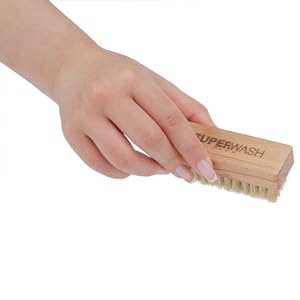 Boar bristles sneaker cleaning brush