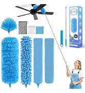 Clean Beastie Ceiling Fan Cleaning Duster with a 78" Telescoping Handle | All in One | Adjustable...