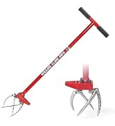 Garden Weasel Claw Pro - 3-in-1 | Cultivate, Loosen, Aerate, Weed | Gardening Hand Tiller, Twist ...
