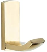 Flybath Coat Hook Brass Towel Robe Hooks for Bathroom Kitchen Wall Mounted, Polished Gold