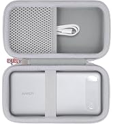 khanka Travel Case for Anker Power Bank, 20,000mAh Portable Charger,Case Only (White)