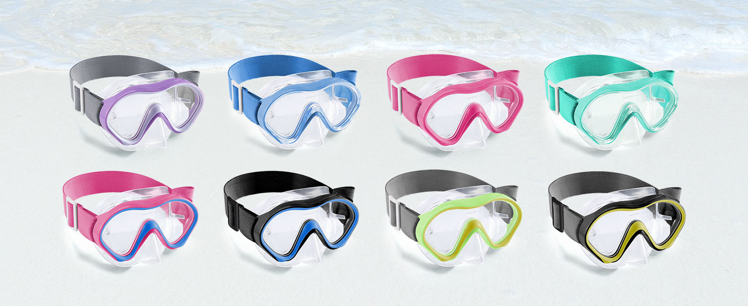 soft fabric band swim goggles