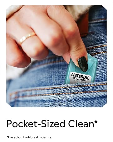Listerine Breath Strips give you convenient and on-the-go instant fresh breath