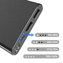 Power indicator - black