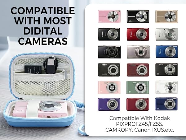 camera case bag digital kodak pixpro phone fz45 pink camkory kids cute accessories charm blue small