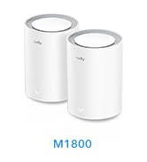 Cudy 2022 New WiFi 6 Mesh WiFi, AX1800 Whole Home Mesh WiFi System - Covers up to 5000 Sq. Ft, 5G...