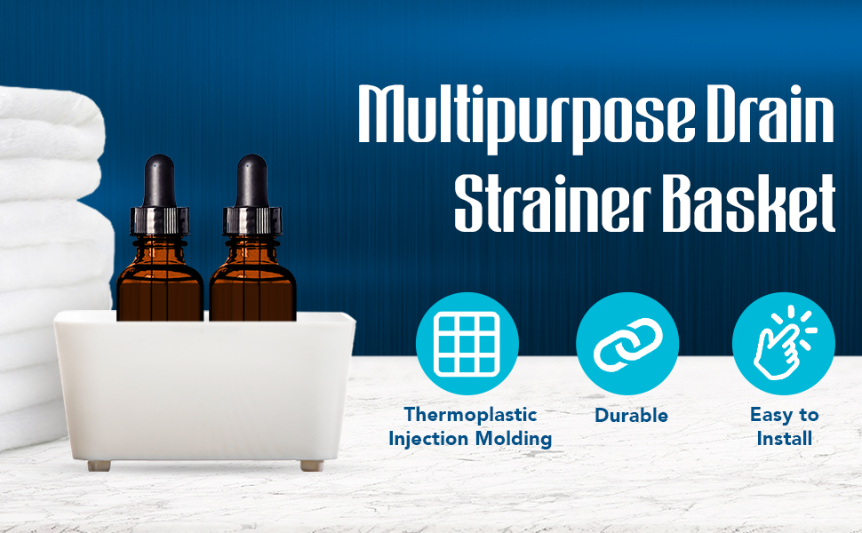 Keeps Drains Clear of Unwanted Debris Multipurpose Floor Sink Drain Strainer Basket Ideal Kitchen