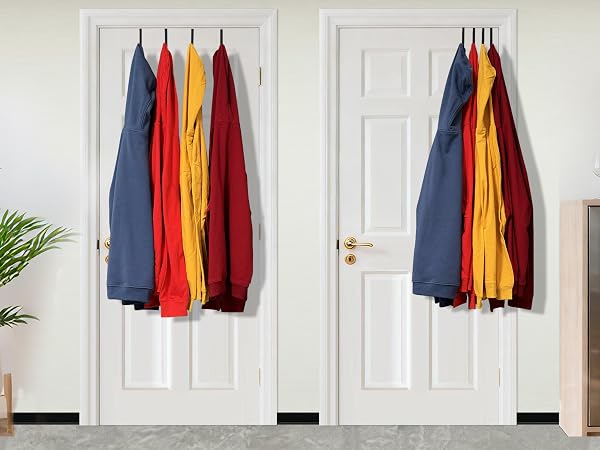 black over door hook hang hoodies