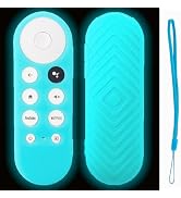 Glow Remote Cover Compatible with Chromecast with Google TV HD 2022/ 4K 2020 Voice Remote Control...