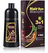 BELEZALIB Instant Dark Brown Hair Color Shampoo for Gary Hair MEIDU, Hair Dye Shampoo for Women &...