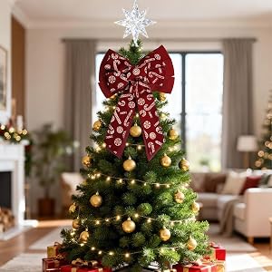 Christmas tree bow