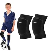 YEEKORO Kids Knee Pads with Thicken Pad Knee Support Sleeve for Kids Soft Warmer Knee Protective ...