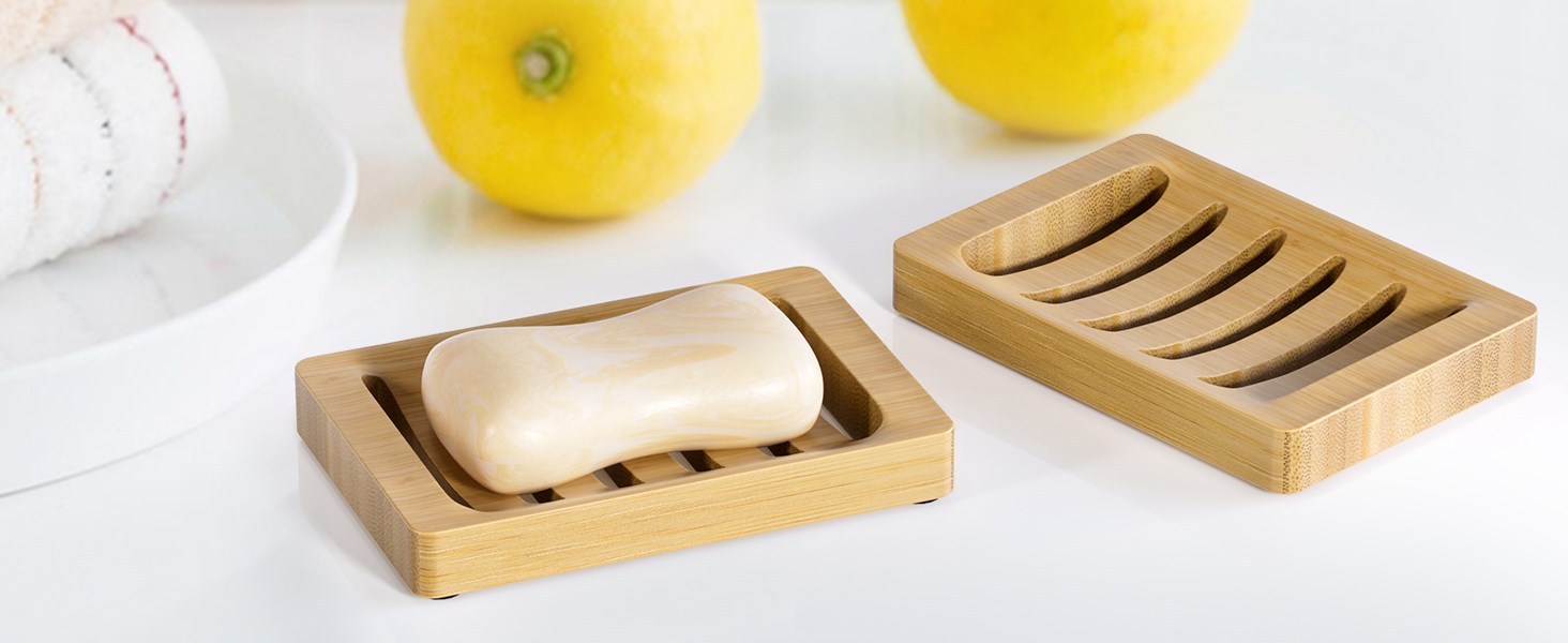bamboo soap dish