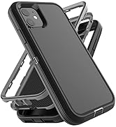 YmhxcY for iPhone 11 Case Shockproof Dropproof Dust-Proof Drop Proof 3-Layer Durable Phone Case H...