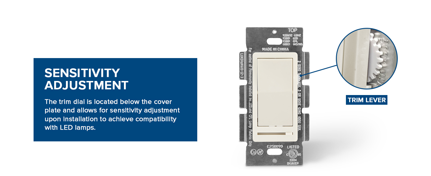 Sensitivity Adjustment