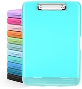 Sooez Clipboards with Storage, High Capacity Clip Boards 8.5x11 with Storage, Heavy Duty Nursing ...
