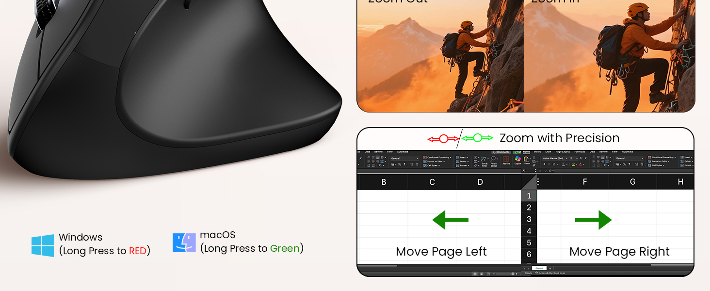 ergonomic mouse wireless