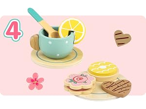 a photo of a table with a cup and plates with food on it.