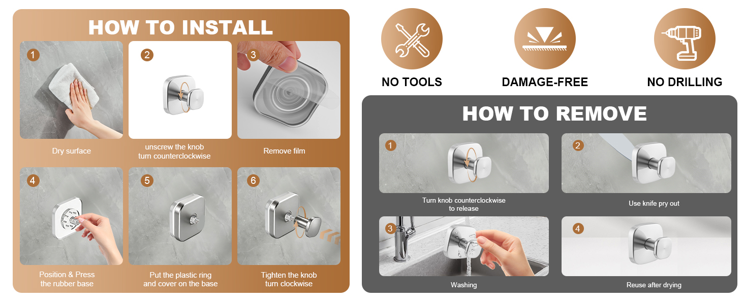 Suction Cup Hooks for Shower