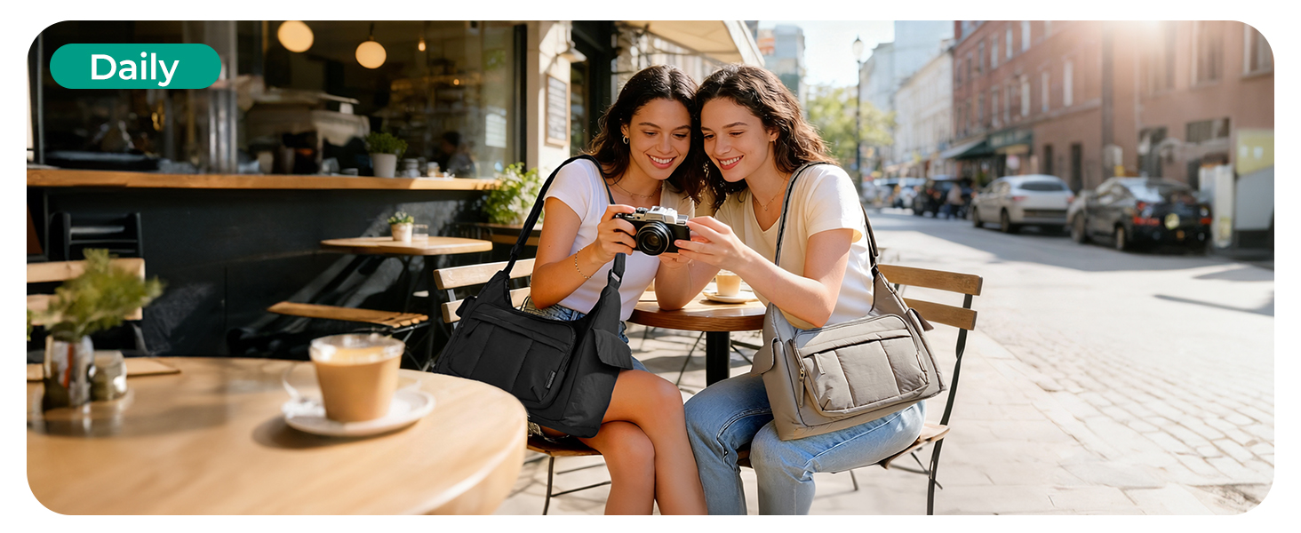 BAGSMART camera sling bag