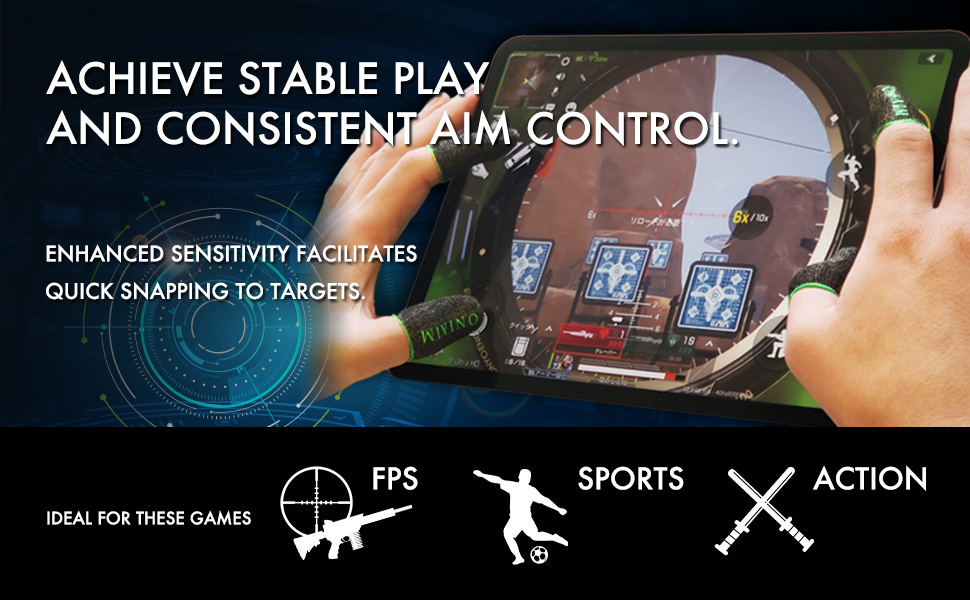 Gaming finger sleeves