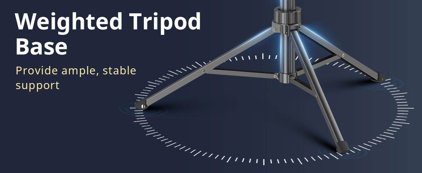 tripod for iphone with light