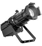 stagelight SHEHDS LEKO Profile Stage Spotlights LED Zoom 250W Cool White+Warm White, 19° Angle, 2...