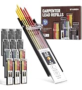 STAGEEK 72PCS Carpenter Pencil Refills, 2.8mm Lead Refills, Break Resistant for Mechanical Pencil...