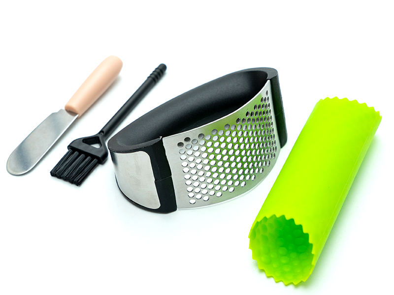 Garlic Press Chopper mincer masher grinder utensilios de cocina modernos kitchen essentials rocker