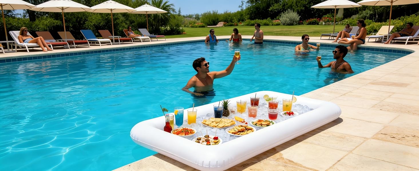 inflatable pool bar