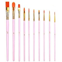 10 paint brushes