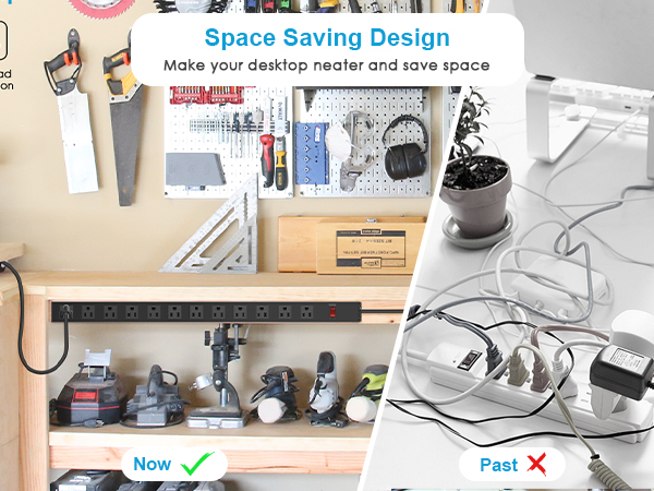 wall mounted power strips