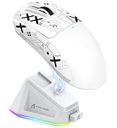 MAGIC-REFINER Attack Shark X11 59g Superlight Wireless Gaming Mouse with Grip Tape, RGB Charging ...