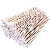 6" Long Cotton Swabs 500pcs for Makeup, Gun Cleaning or Pets Care