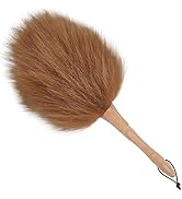 Lambswool Dusters for Cleaning Comfortable Solid Wooden Handle Dust Brush for Office, Car, Window...