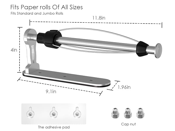 magnetic paper towel holder